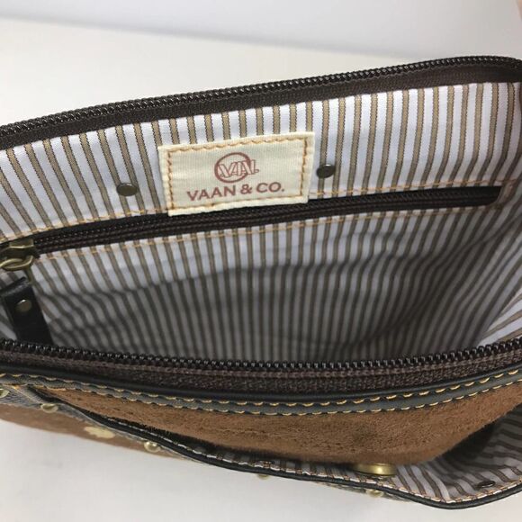 Vaan Ranger Rawhide Leather Xbody NWT - Picture 7 of 9